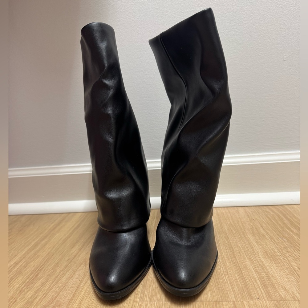 Marc Fisher Black Heeled Boots